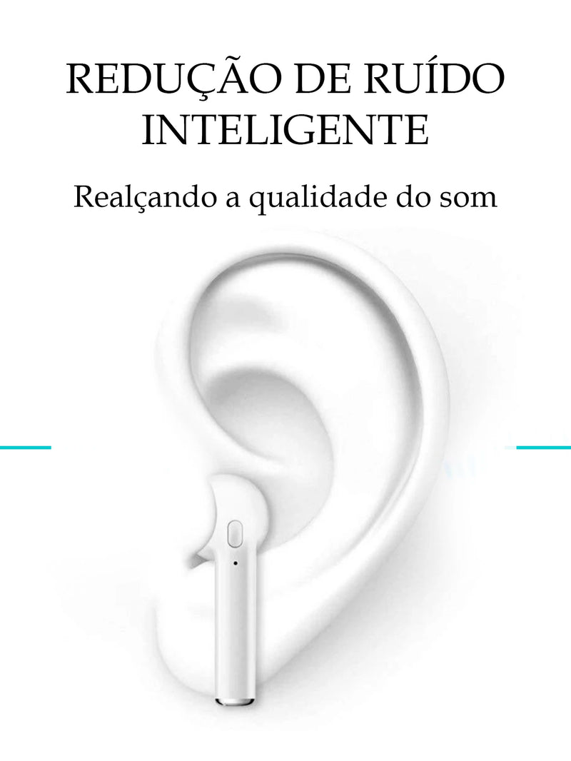 Fone de ouvido bluetooth sem fio