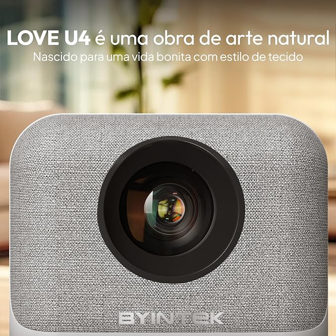 Projetor 4K 1080P Android WI-FI Smart Mini Home Theater