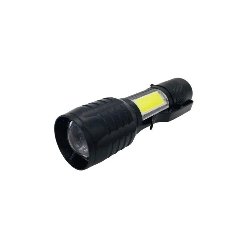 Minilanterna de LED portátil e recarregável com 3 funções