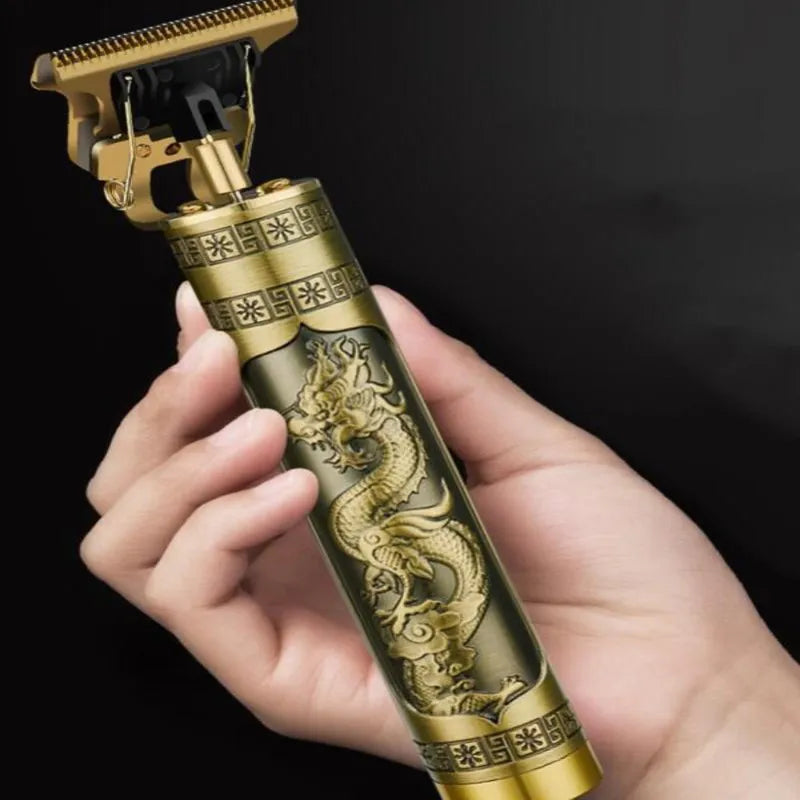 Máquina profissional de barbear e cortar cabelo, recarregável e sem fio - ÚLTIMAS UNIDADES!