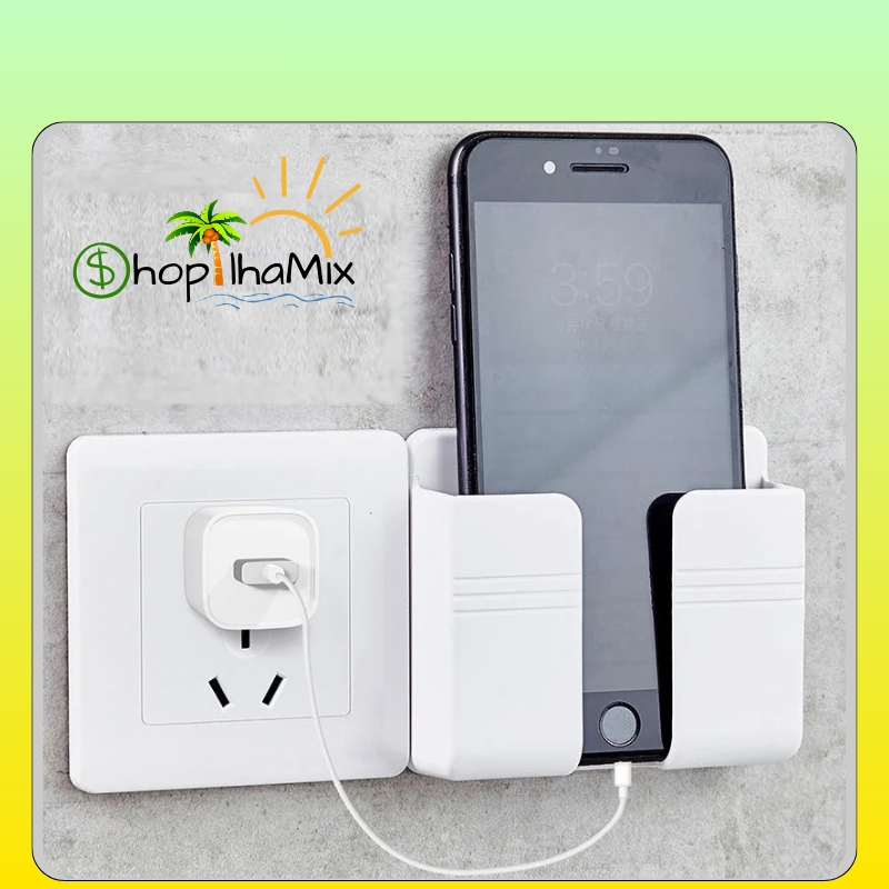 Suporte de parede para celular e objetos