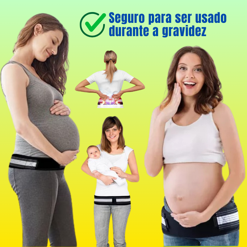 ÚLTIMAS UNIDADES! Cinto ajustável para dores na lombar, quadril, hérnia de disco e ciática