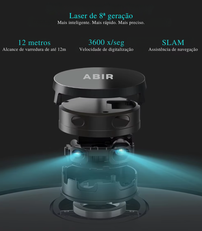 Robô aspirador de pó Abir X8