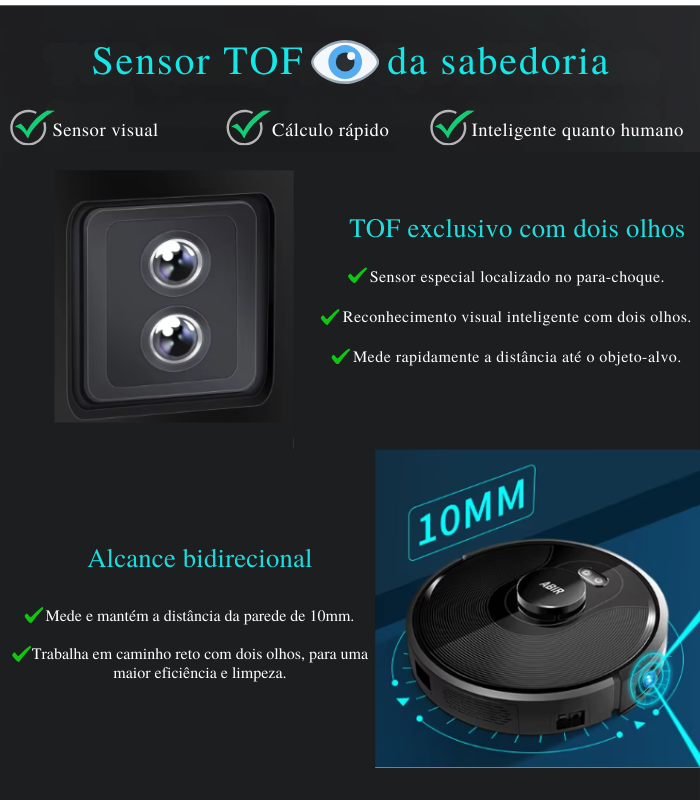 Robô aspirador de pó Abir X8
