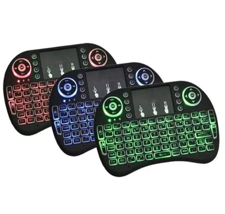 Miniteclado sem fio USB com touchpad integrado 3 em 1
